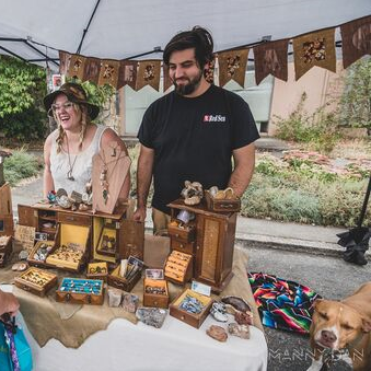 Our business, Forest Fancies, in action!