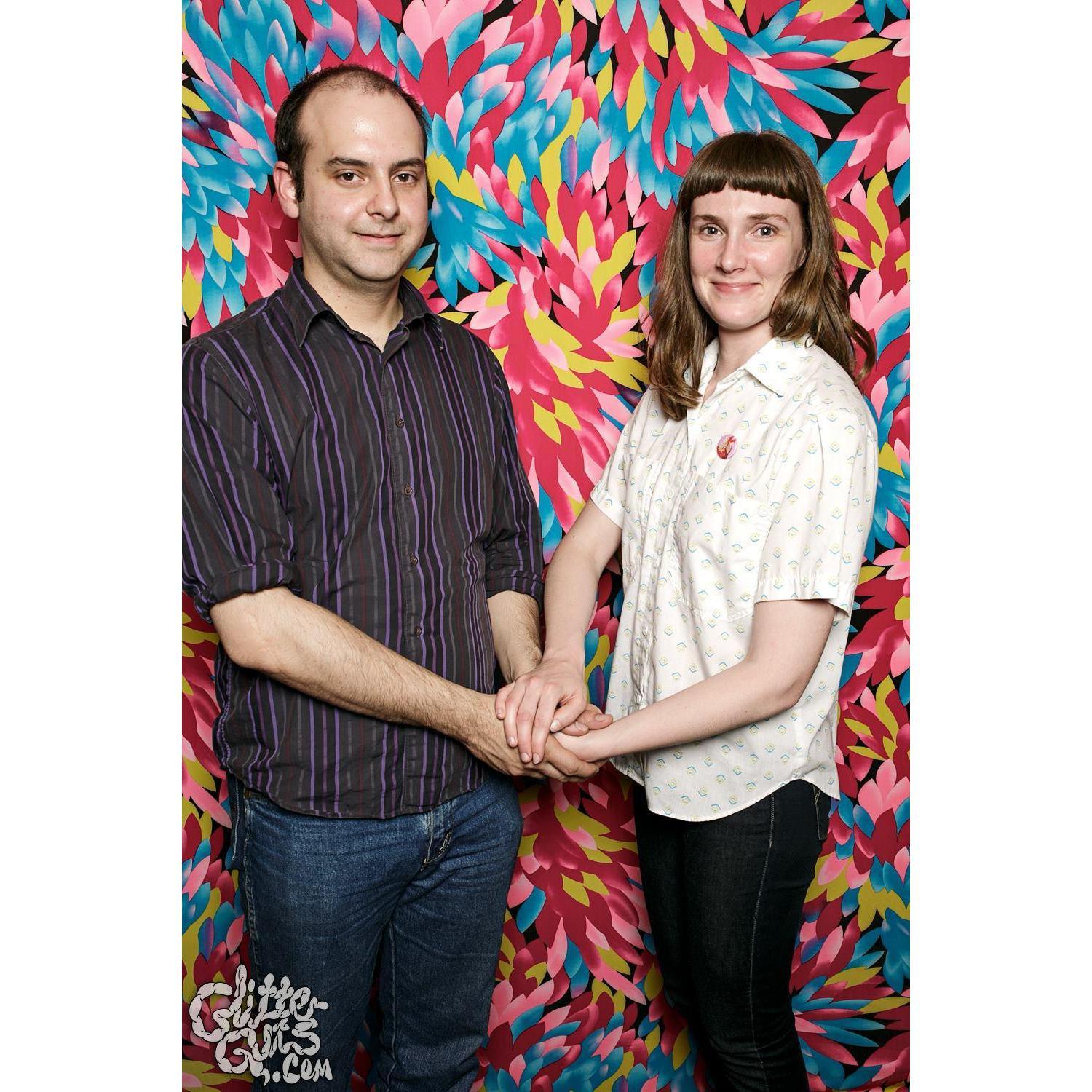 This is a staged photo of us from Facebook. It's from the Chicago Underground Film Festival after-party.