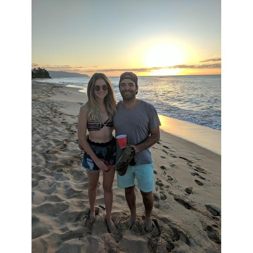 In Hawaii for Mackenzie and Blake's wedding