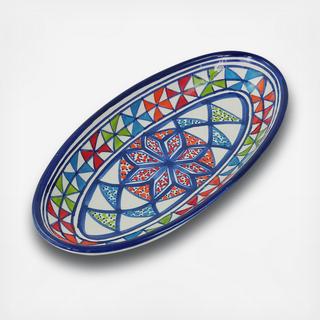 Pinwheel Oval Platter, Set of 2