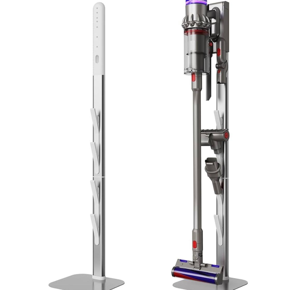 Foho Vacuum Stand Holder Docking Station Compatible for V7 V8 V10 V11 V12 V15 G5 SV21 SV18, Aluminum Storage Bracket Stand Compatible for Handheld Cordless Vacuum Cleaners