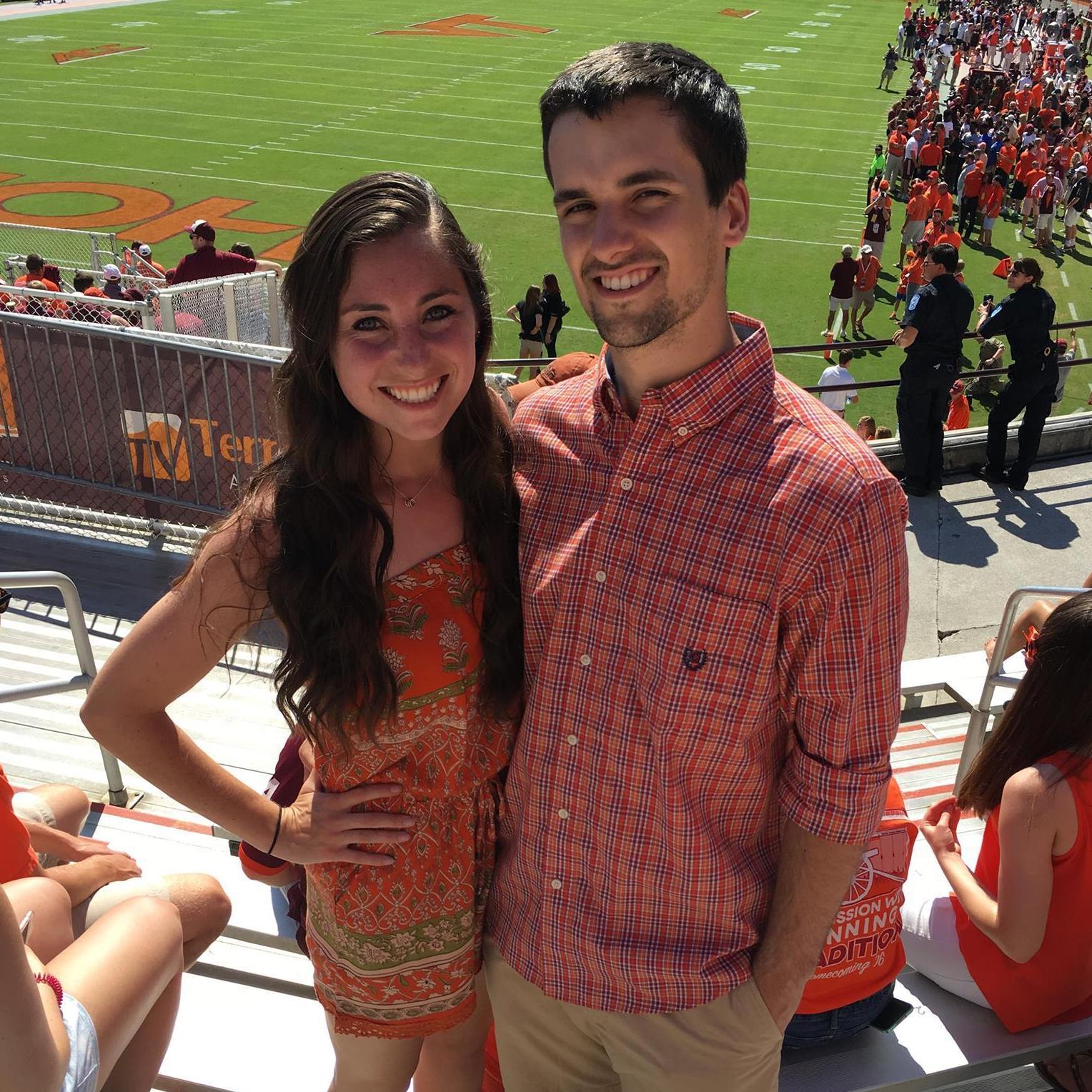 One of our happy places- Lane Stadium in Blacksburg, VA!