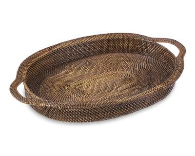 Nito Oval Serving Tray with Handles