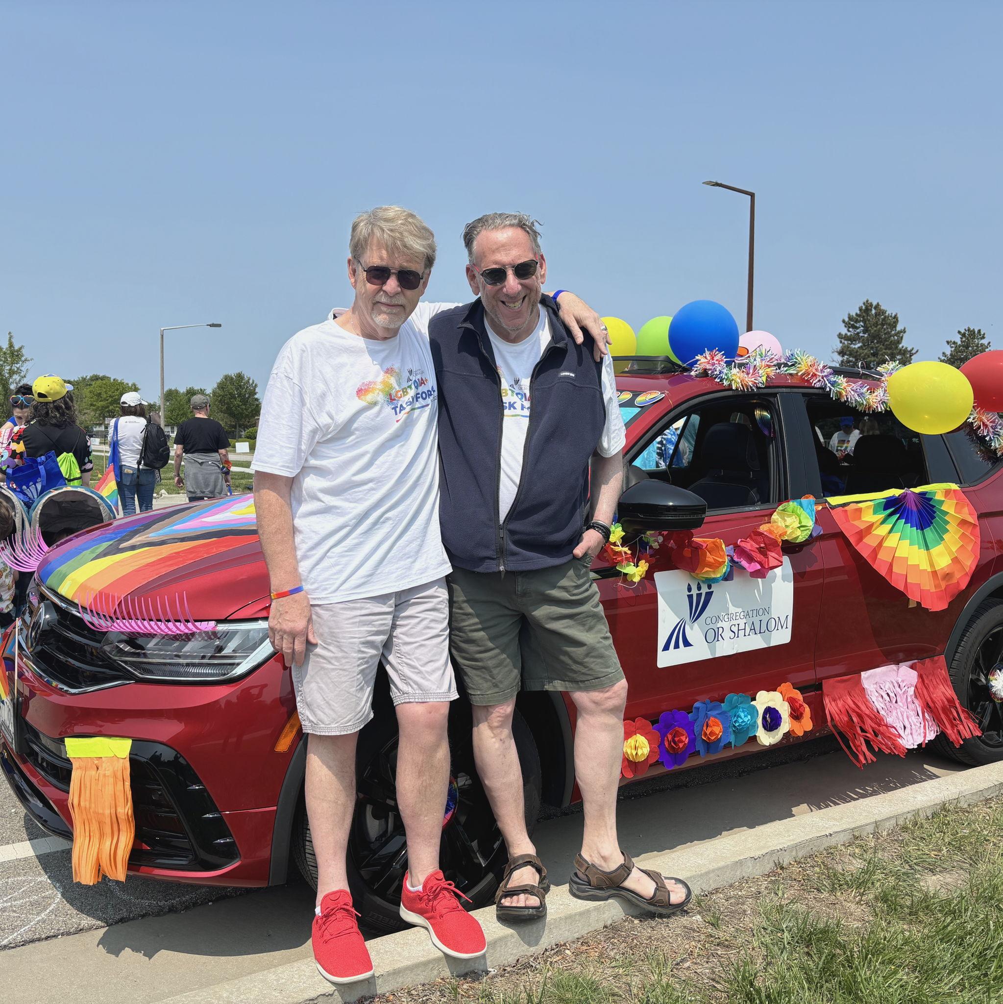 Pride Parade with Or Shalom's LGBT Taskforce in Vernon Hills
