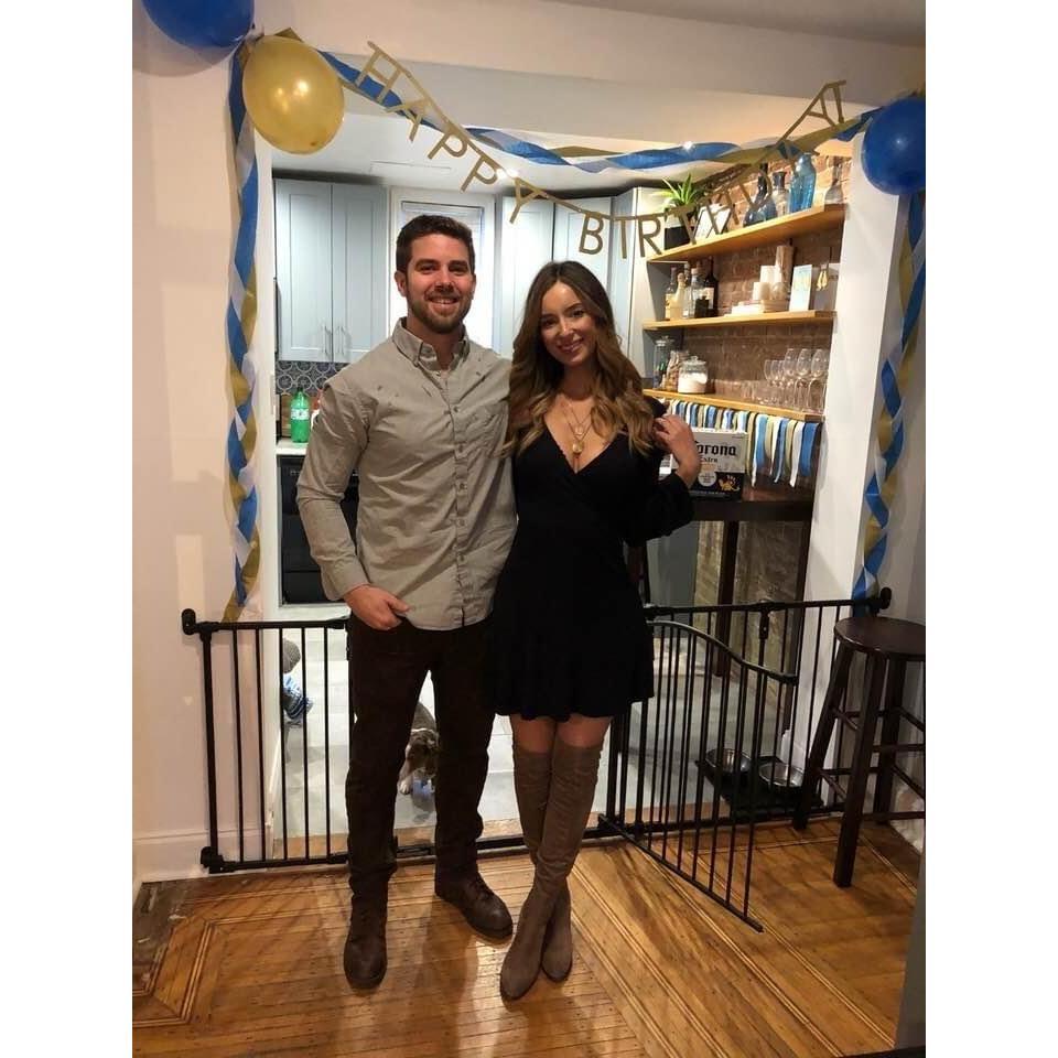 7. April 2018: Nick's 27th birthday party! I threw him a surprise birthday bash. This was the first year we lived together. We lived in our fishtown townhome for two years.