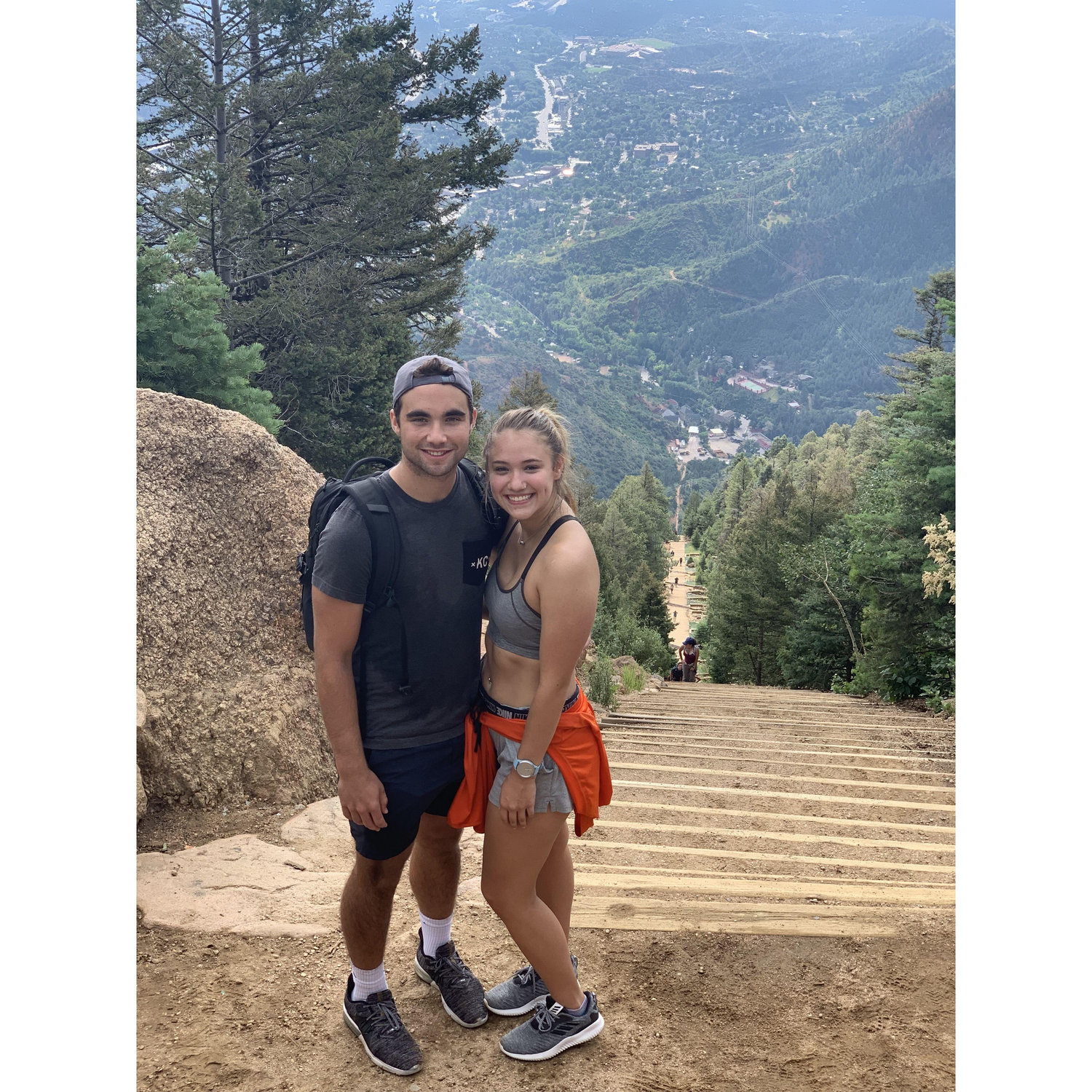 Surviving the Manitou Incline...Barely surviving...