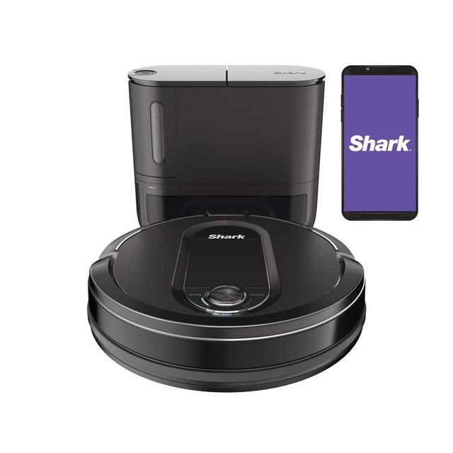 Shark IQ Robot Vacuum with Self-Empty Base, Self-Cleaning Brushroll, Advanced Navigation (RV1000S)