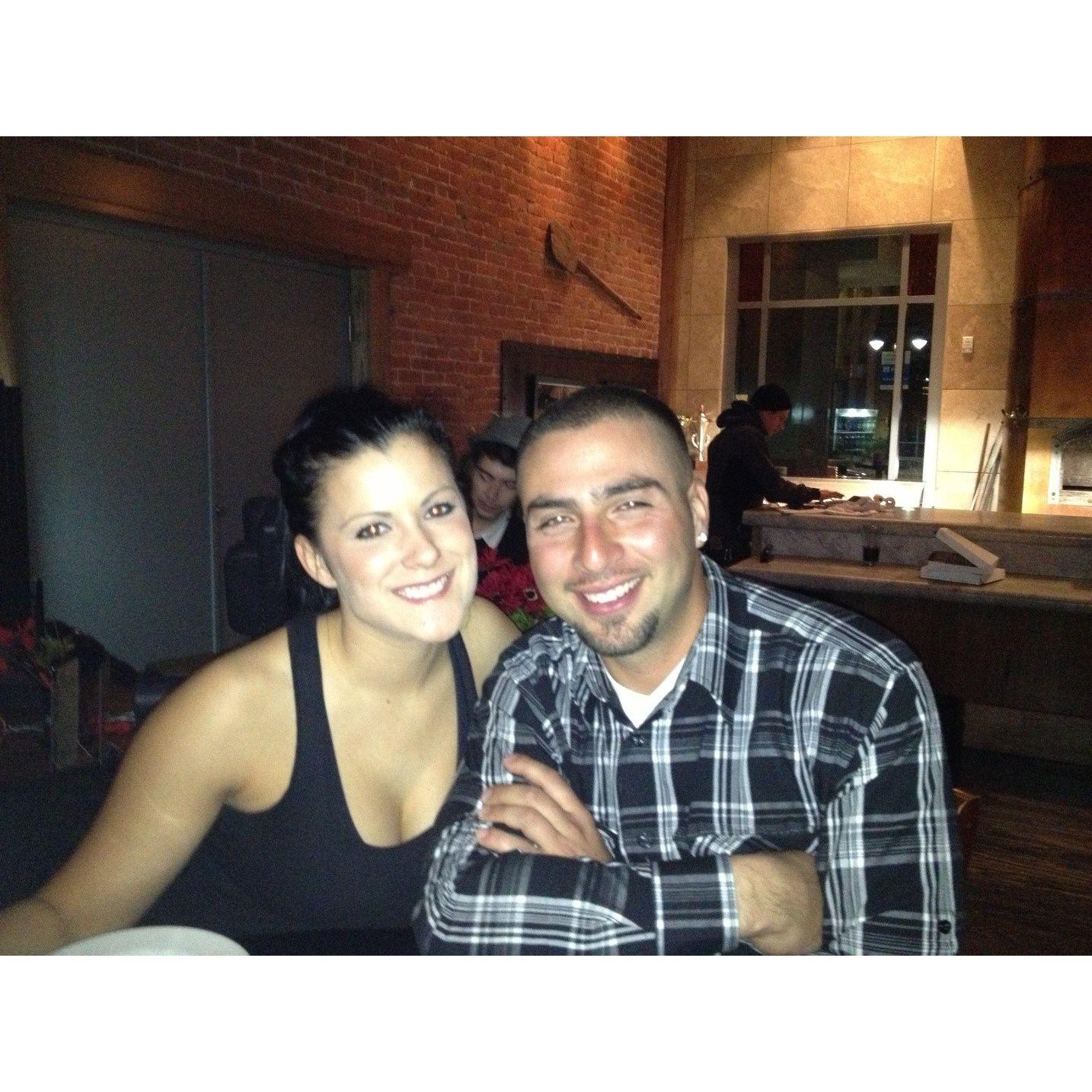 BEFORE it all began! We met at Parlare Euro Lounge!