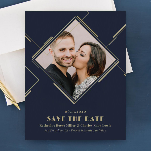 Zola Save The Dates - Baker Portrait