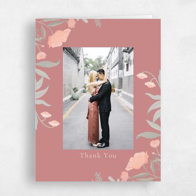 Blush, Pink Wedding Thank You - Blysse Photo