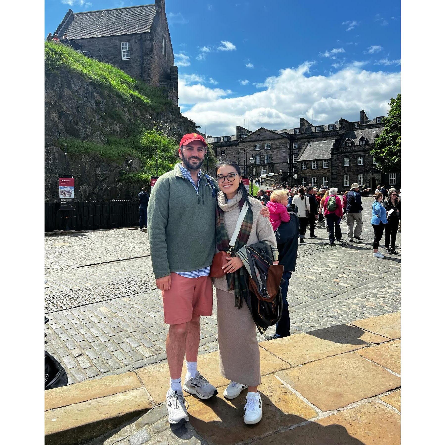 Kunny's first trip to Scotland