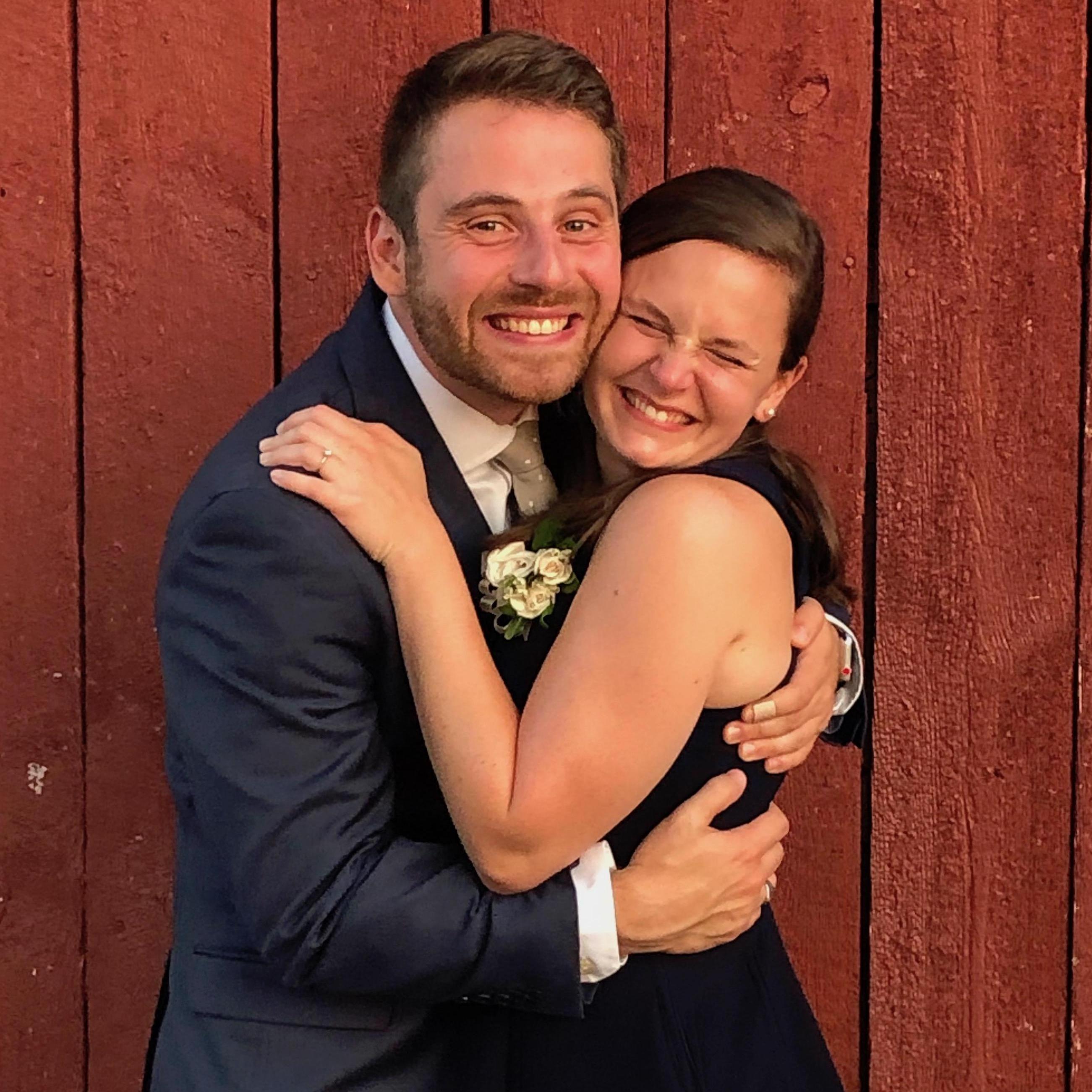 Celebrating Janelle and Caleb's wedding.