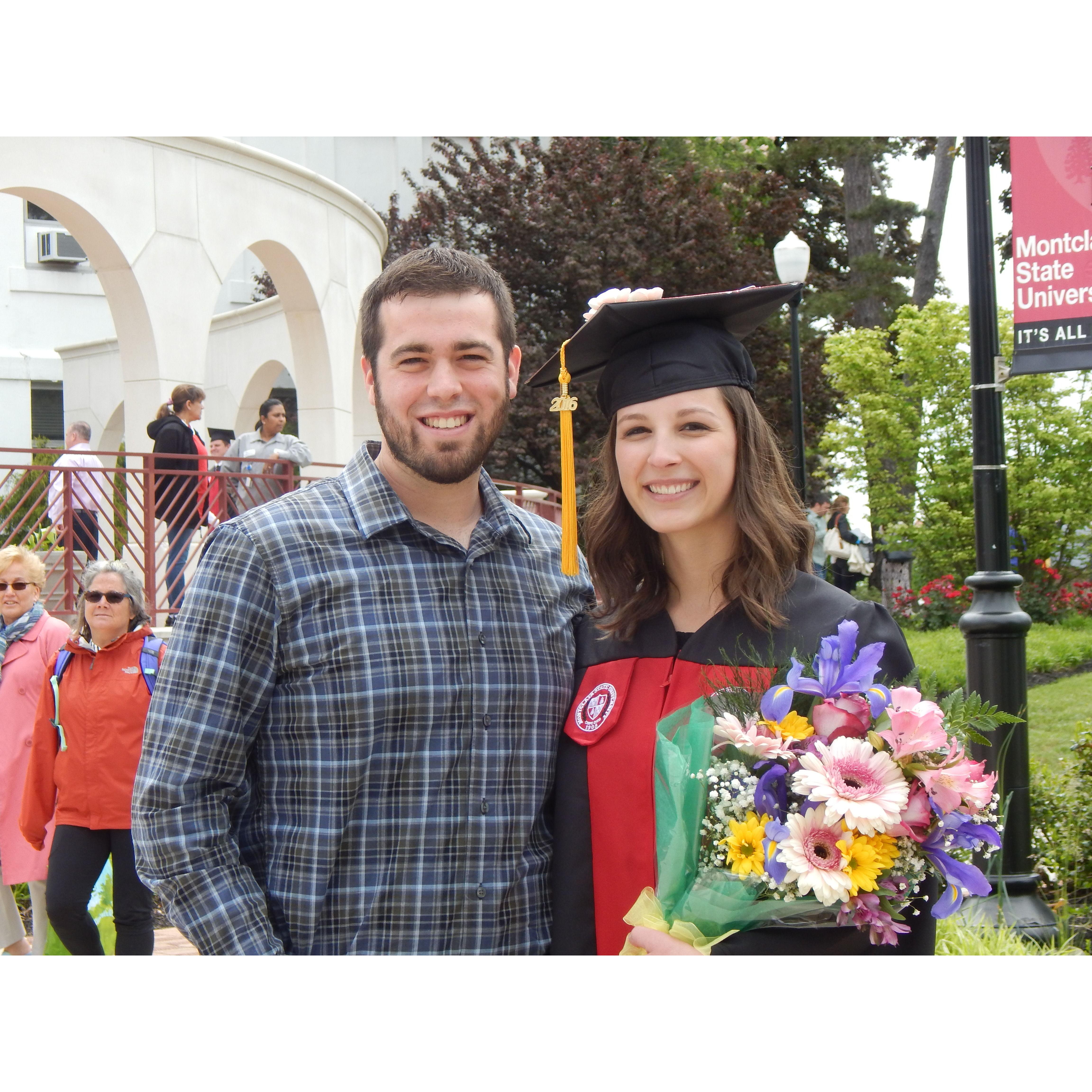 Lauren's college graduation