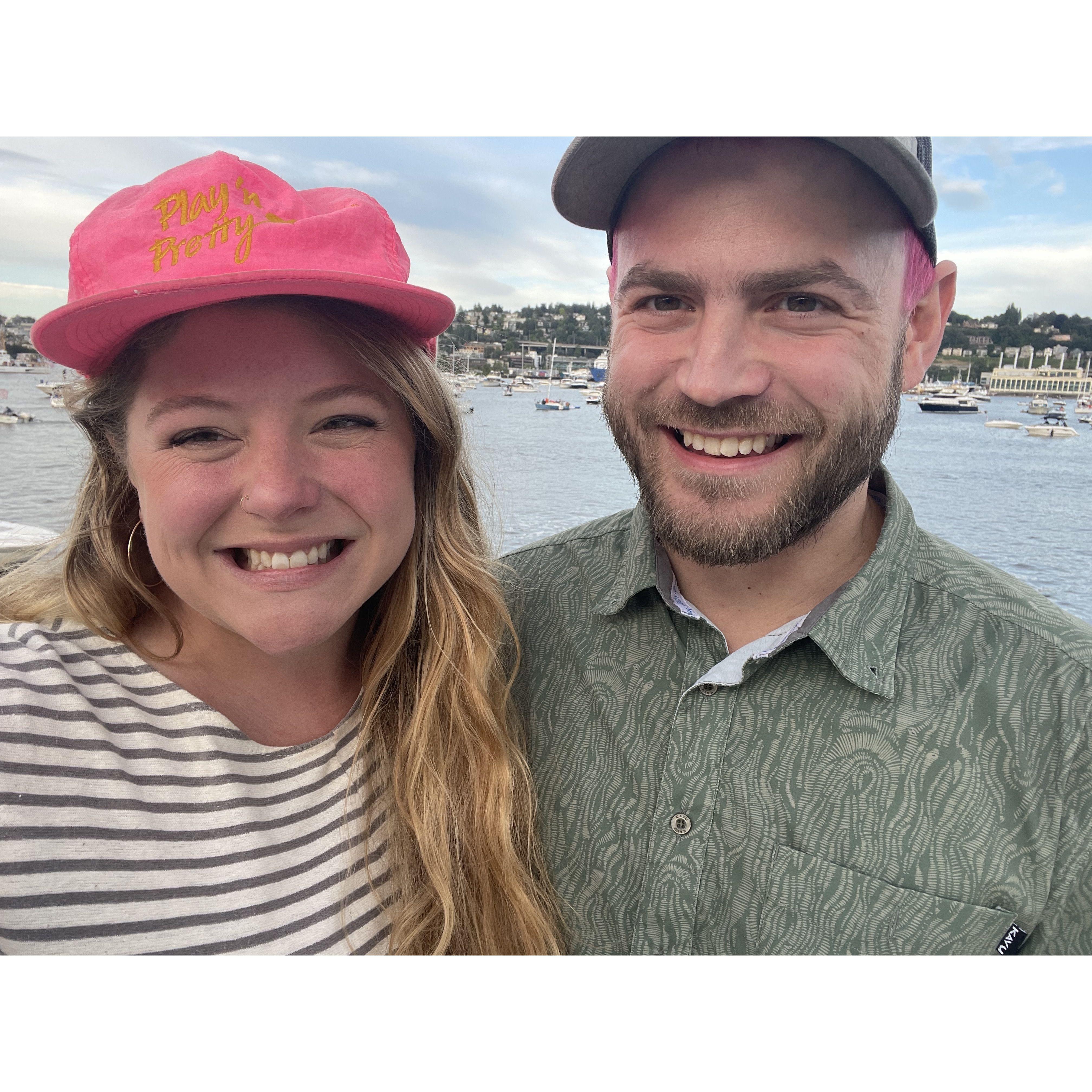 We're on a boat!