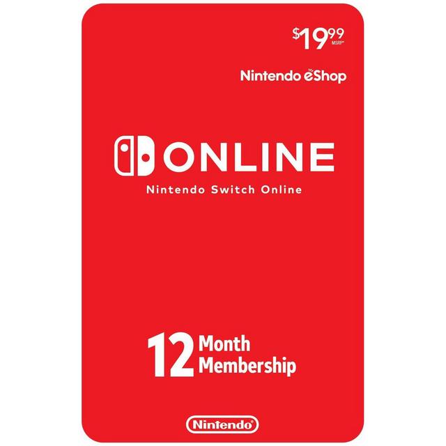 Nintendo Switch Online 12-Month Individual Membership - Nintendo Switch (Digital)