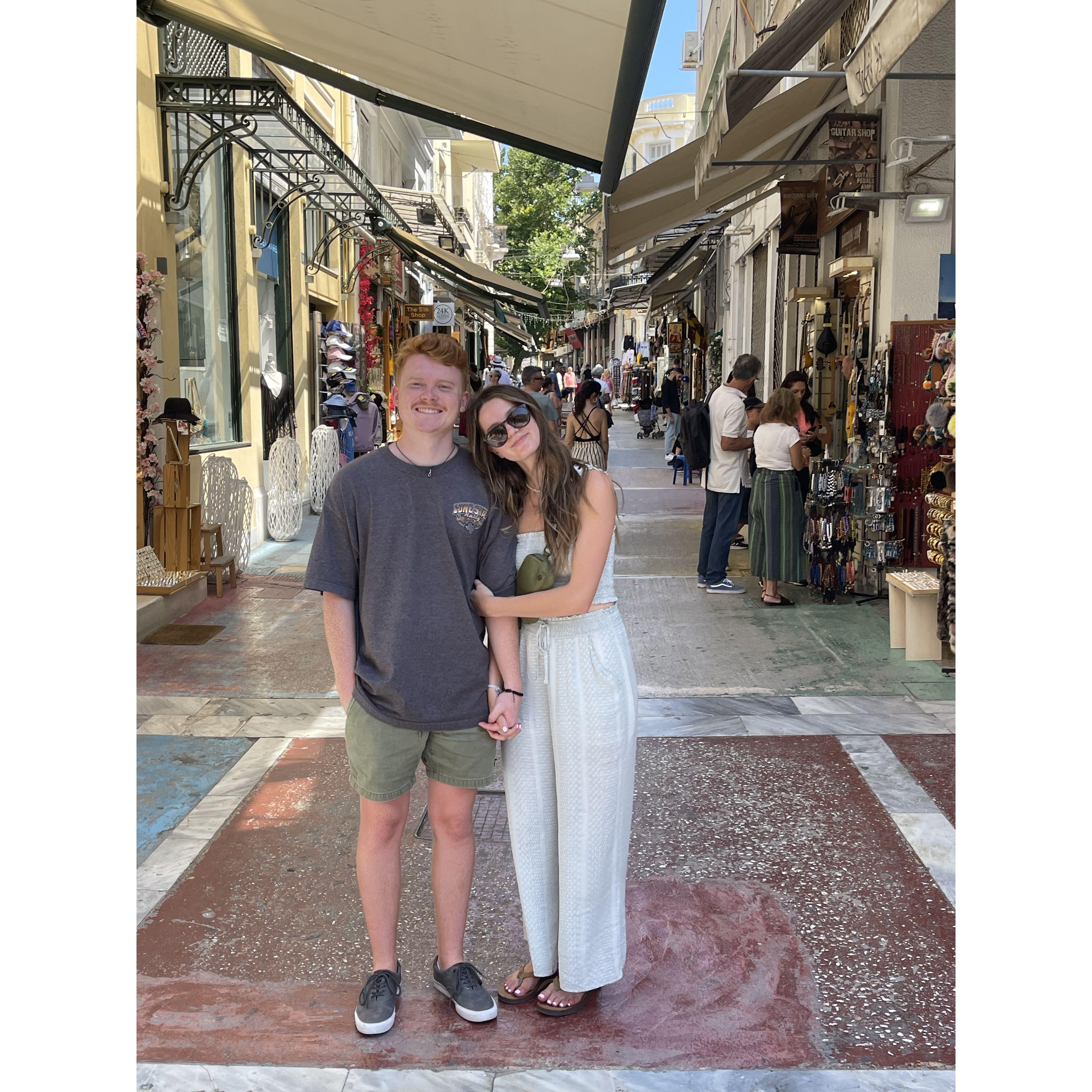 Shopping after a spa day in Greece!