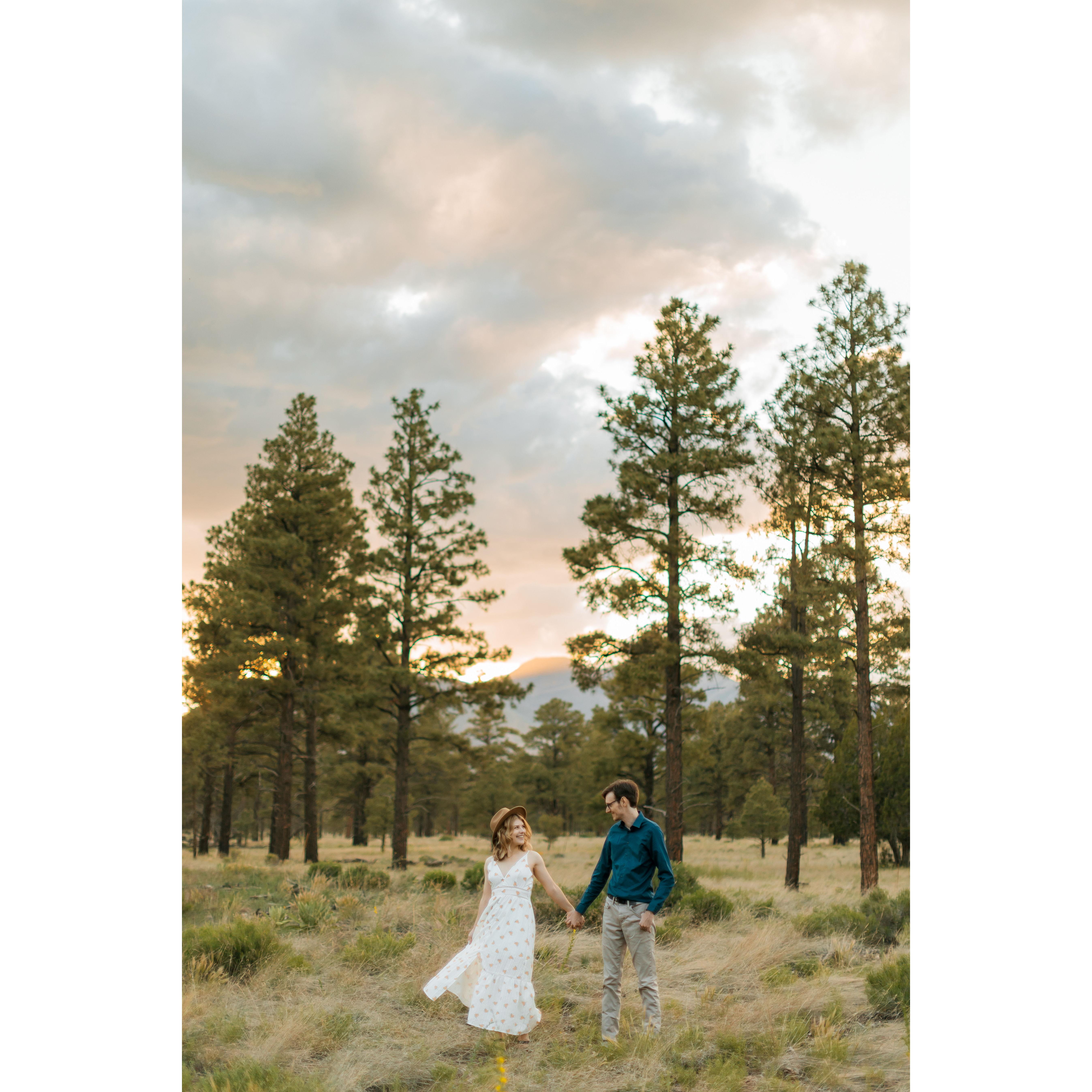 Our engagement session with White Desert Photography