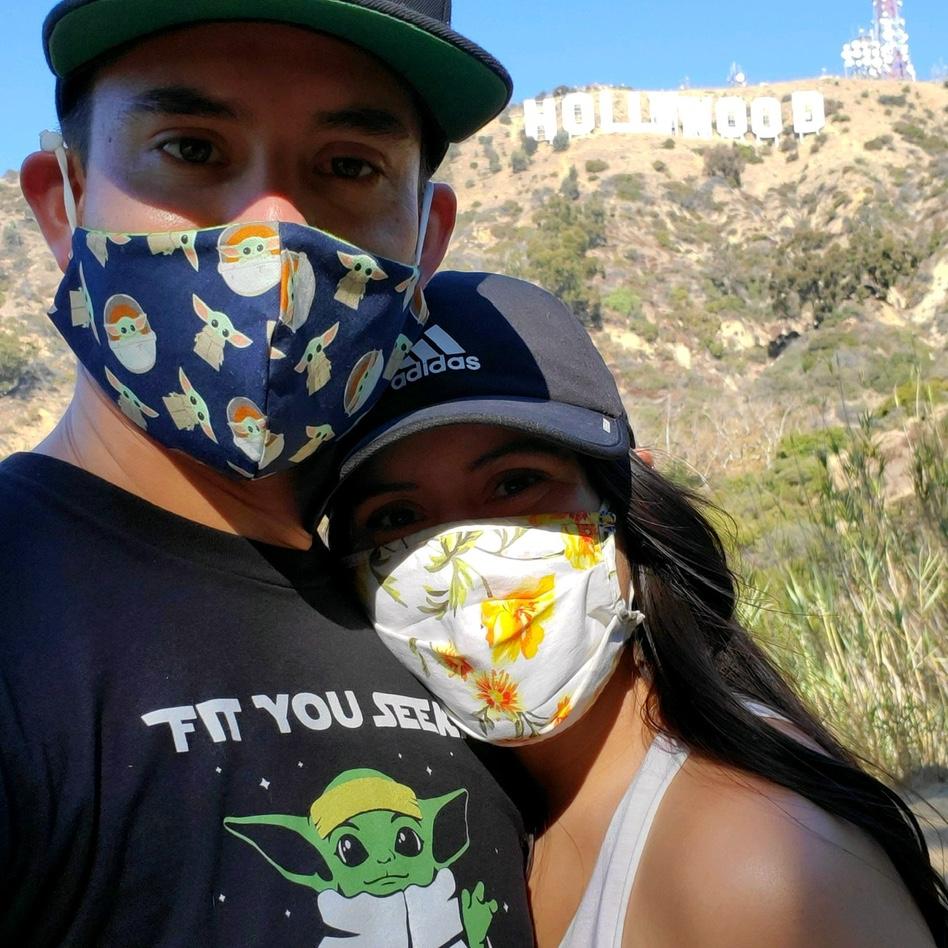 2021: Covid Hike at the Hollywood sign on New Year's Day