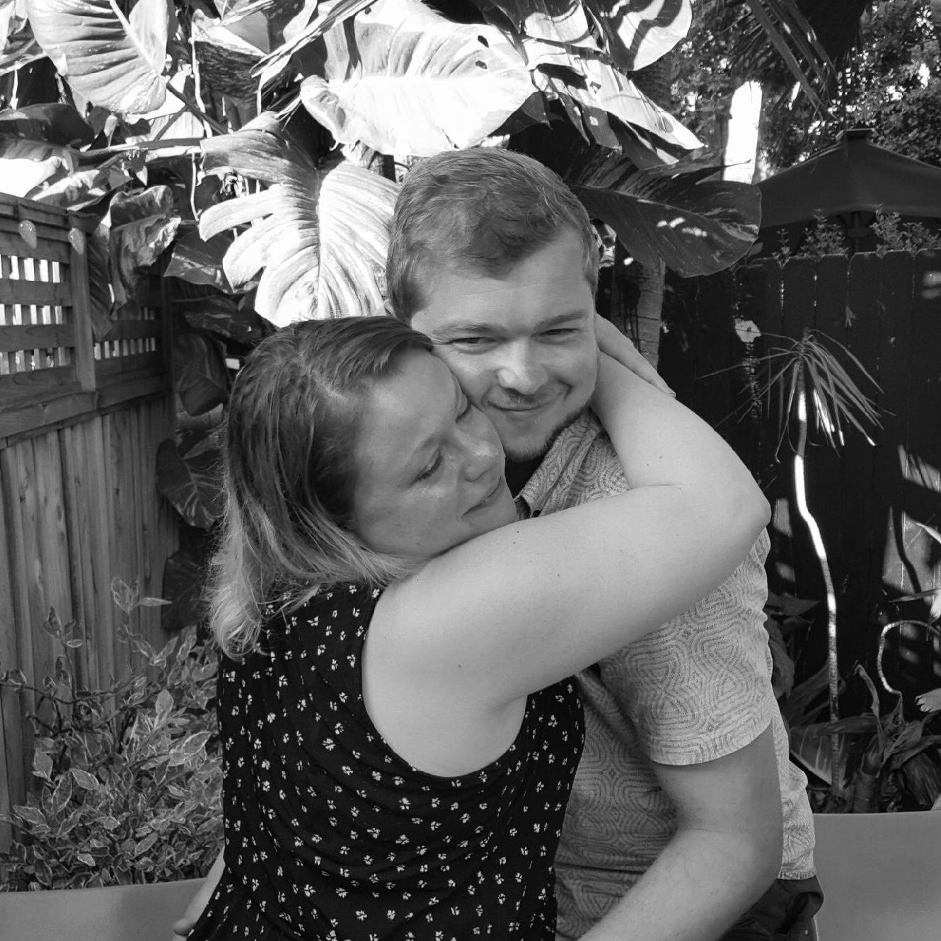 Martin's Martini Bar in Key West, FL. right after Grant proposed.