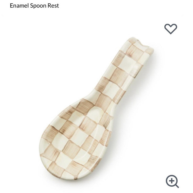 Enamel Spoon Rest