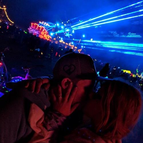 After she said yes, we went out for a night of amazing exploration of the playa!