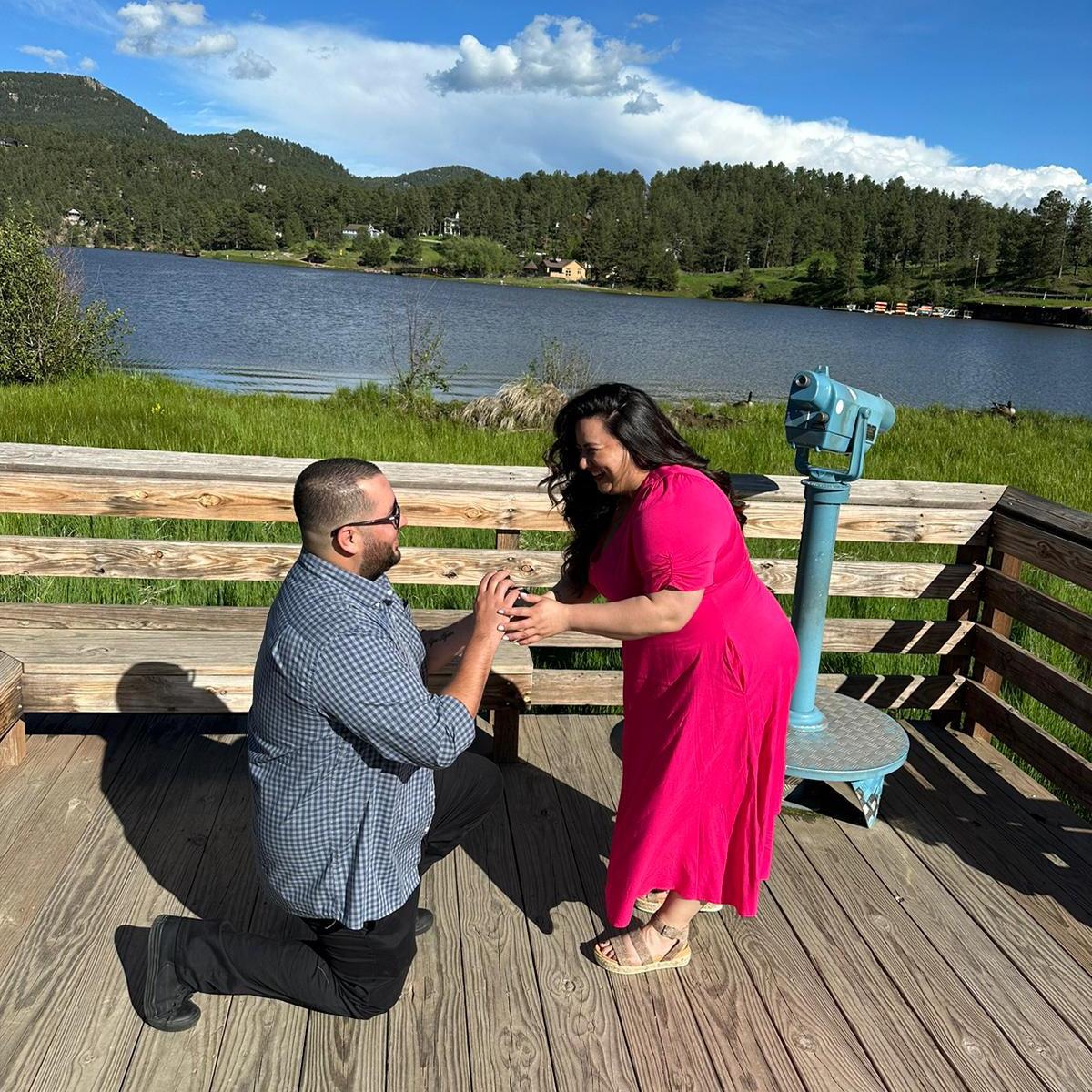 Evergreen Co is where we got engaged