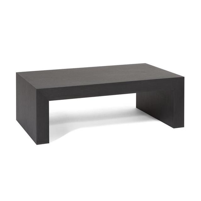 Mobili Fiver, Coffee Table, First H30, Height 11.8", Color Black Ash, Laminate-Finished, Made in Italy