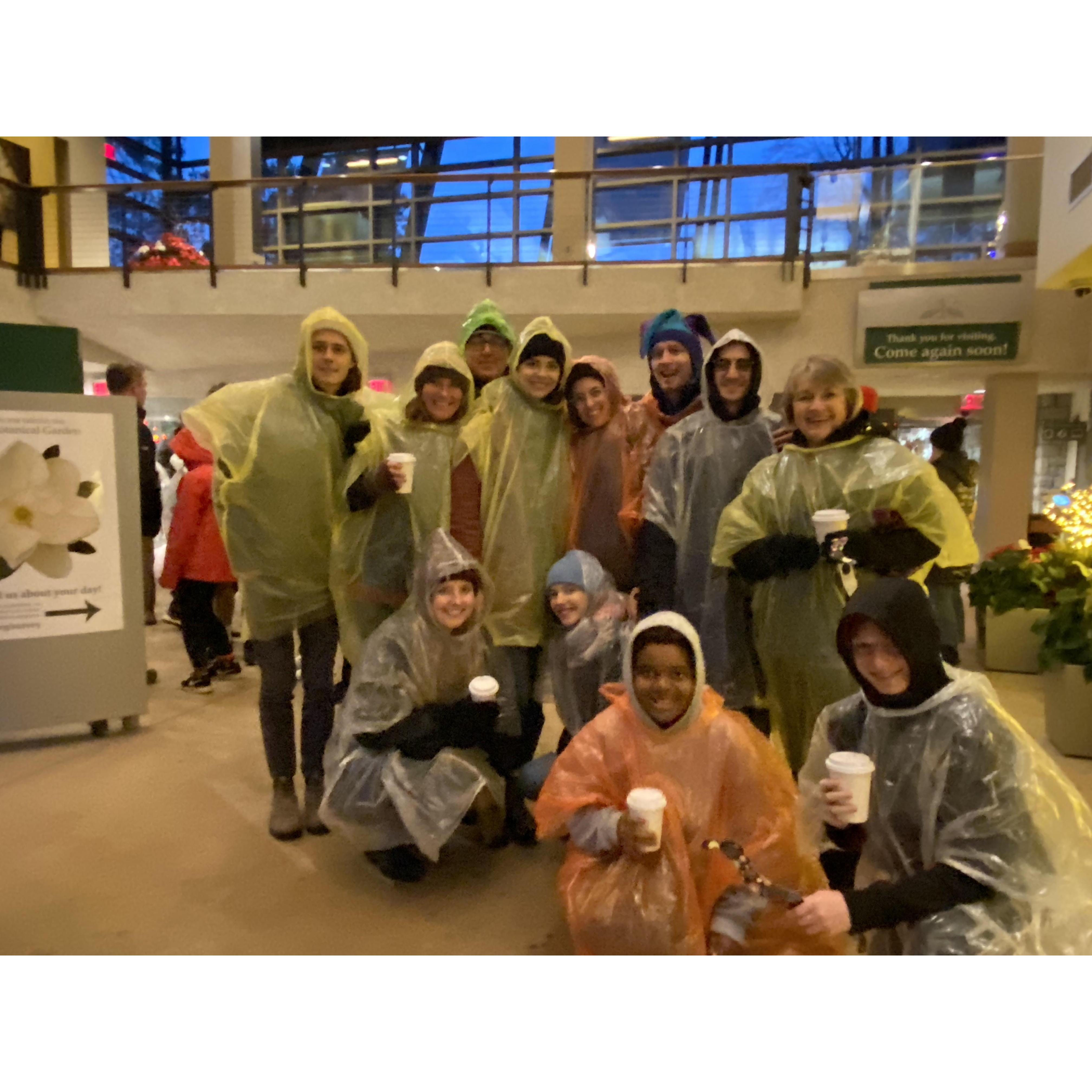 Not our best look - but it was a great night!