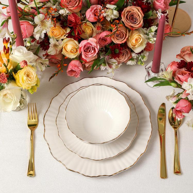 Stone Lain, Christian Siriano Zinnia 24-Piece Dinnerware Set