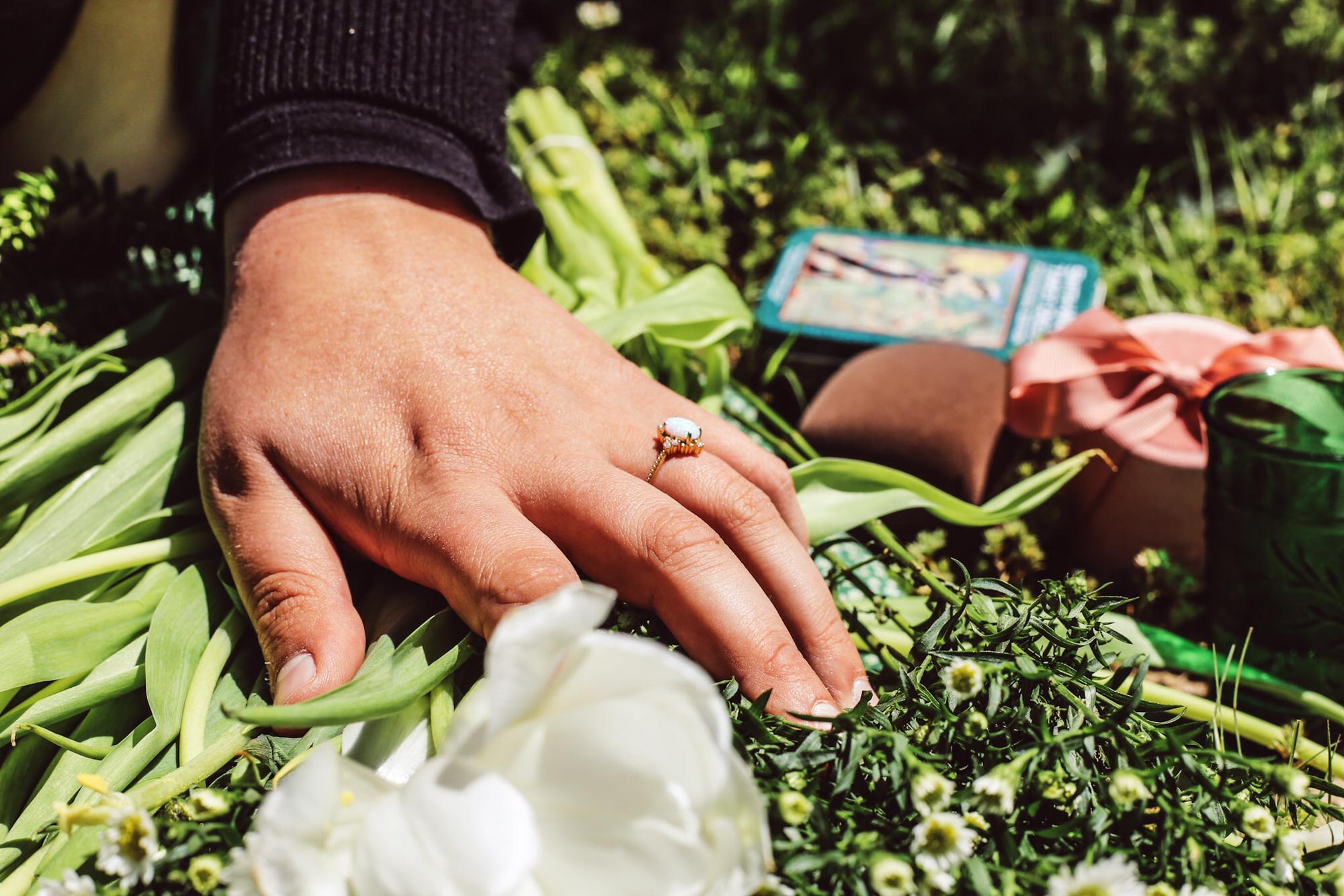 Natalie's engagement ring