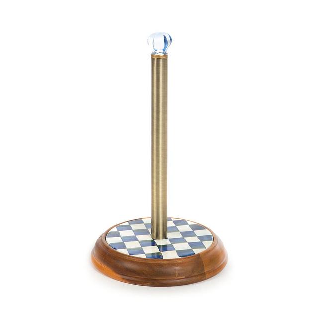 MacKenzie-Childs Royal Check Paper Towel Holder