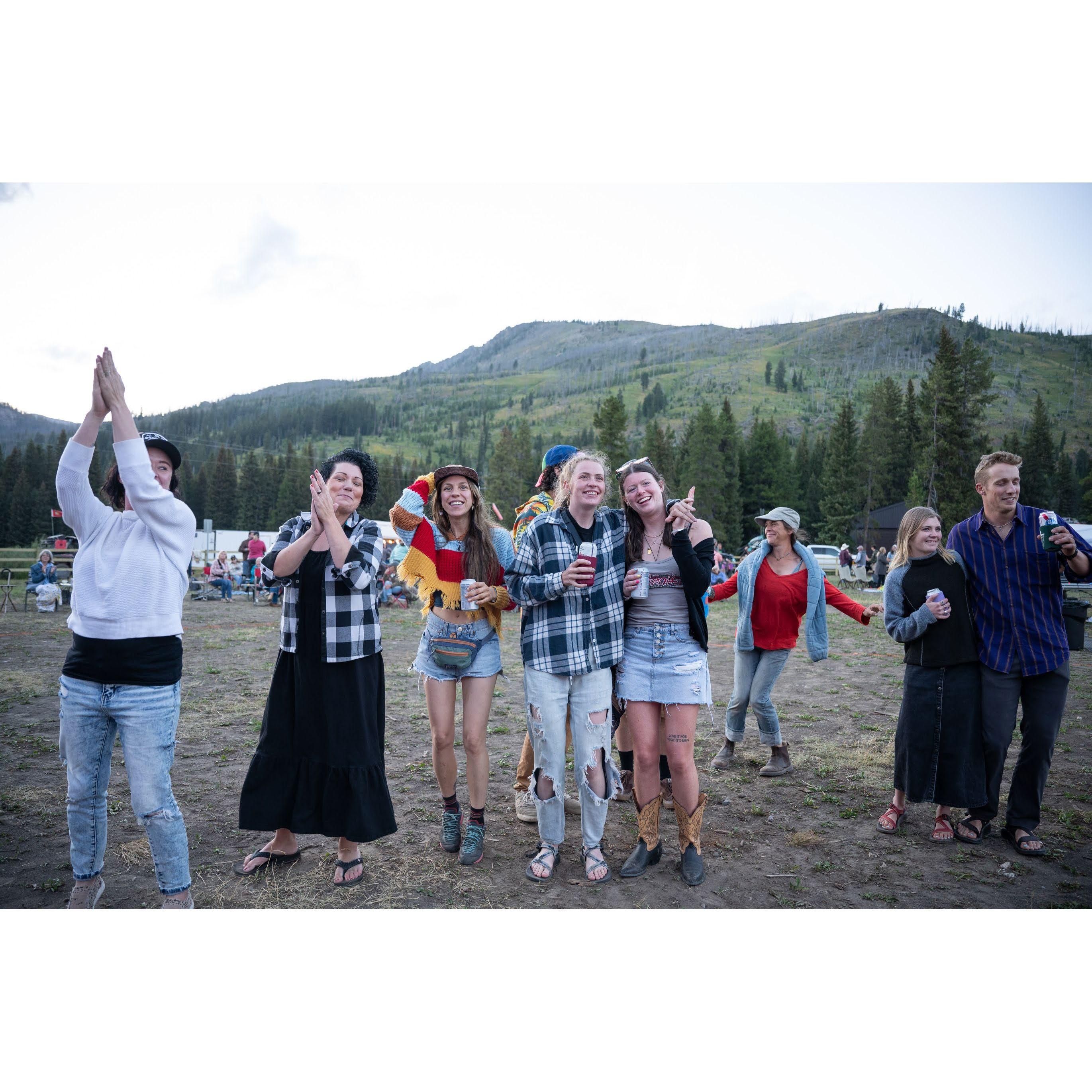 We spent a lot of time with our friends in Red Lodge and had a great community to share Montana summer with. (picture from Lucas's show at Forget Me Knot Festival in Cooke City)