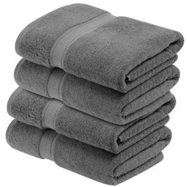Luxury Cotton Heavyweight Ultra-Plush Towel Set by Blue Nile Mills