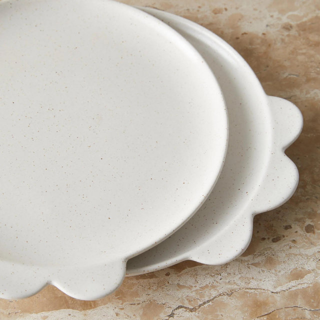 Shapeshifter Stoneware Salad Plates - Set of 4