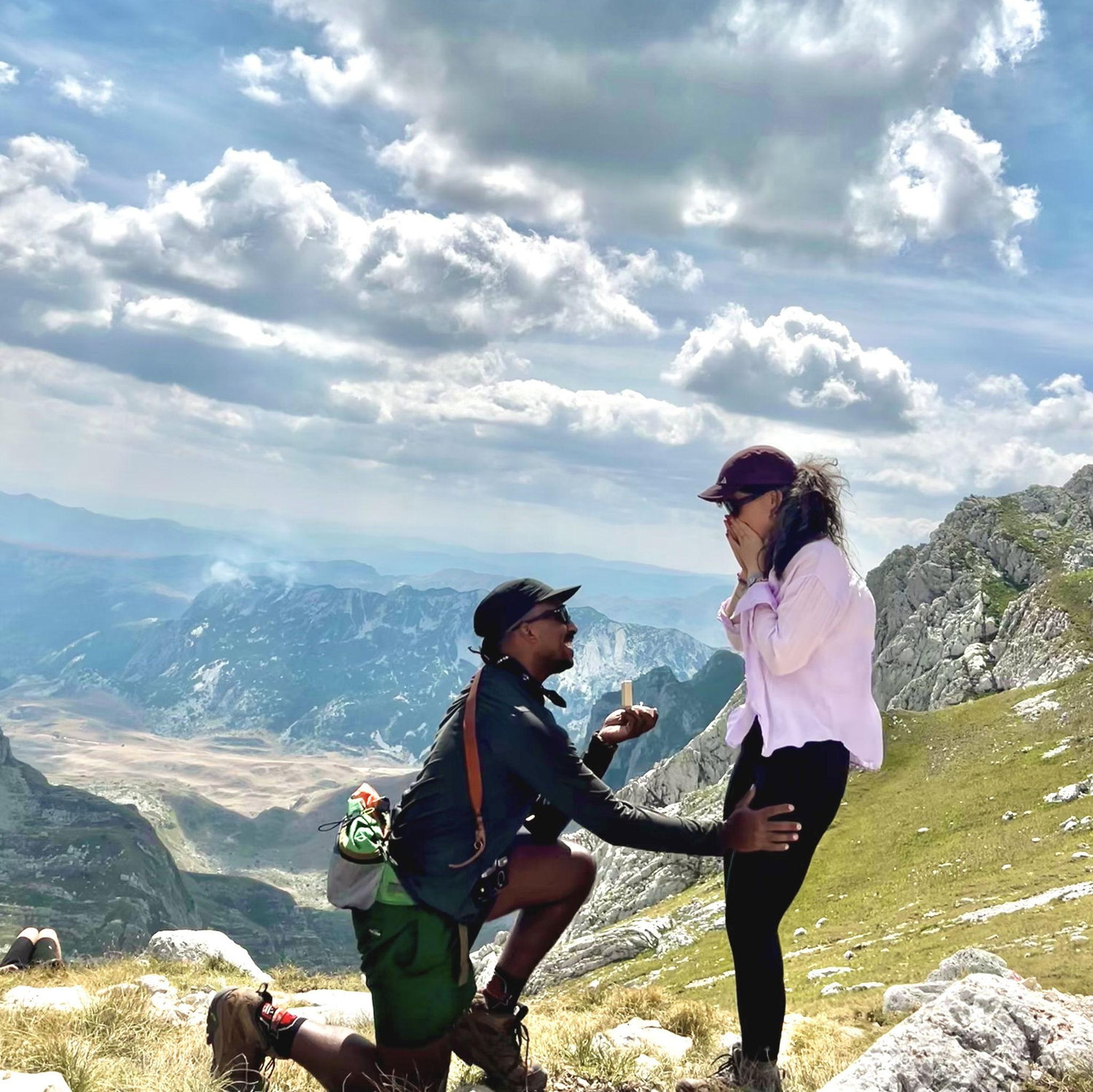 Trey proposing in Montenegro!