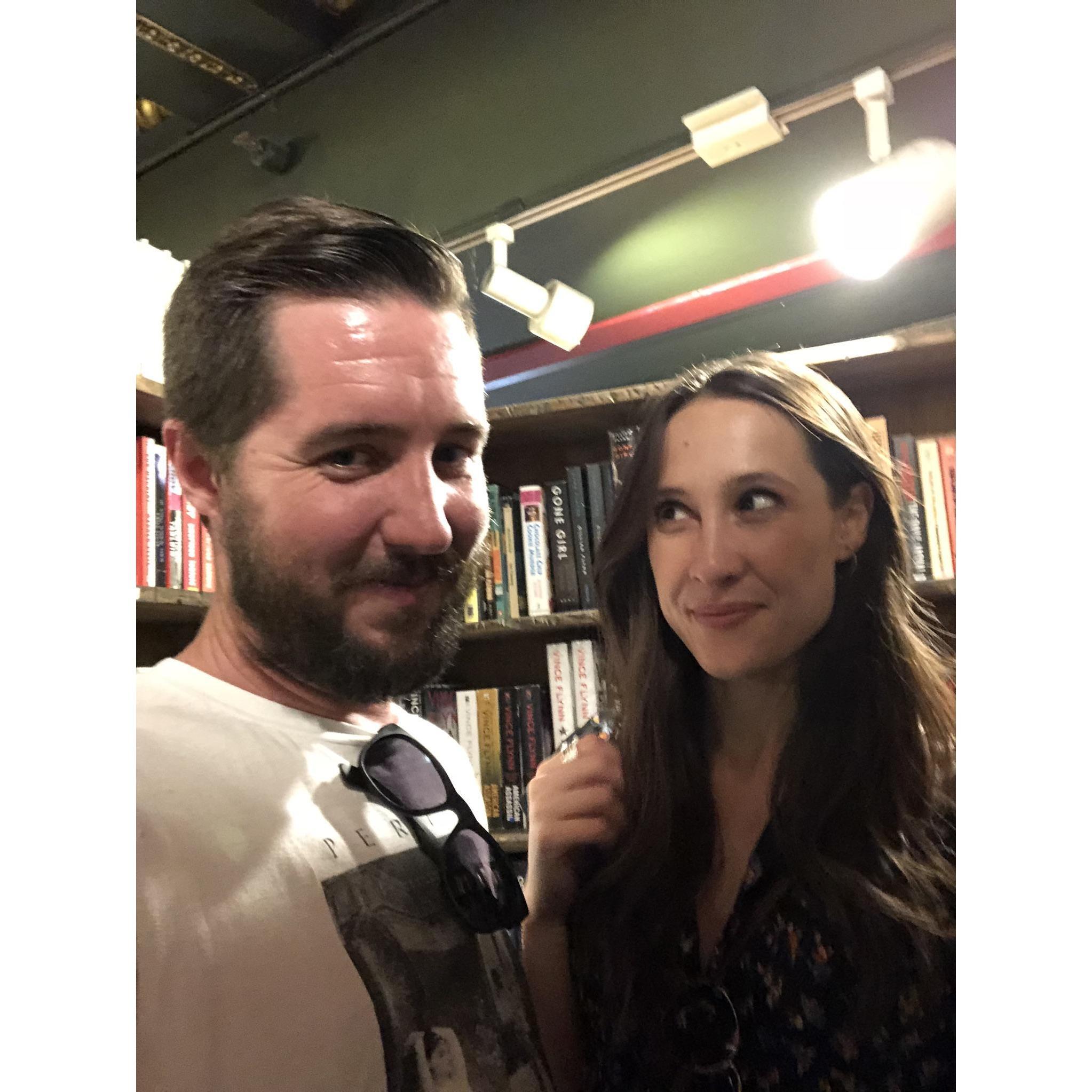 Devin and I at The Last Bookstore in LA.
