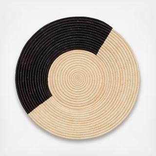 Geo Black Natural Wall Plate