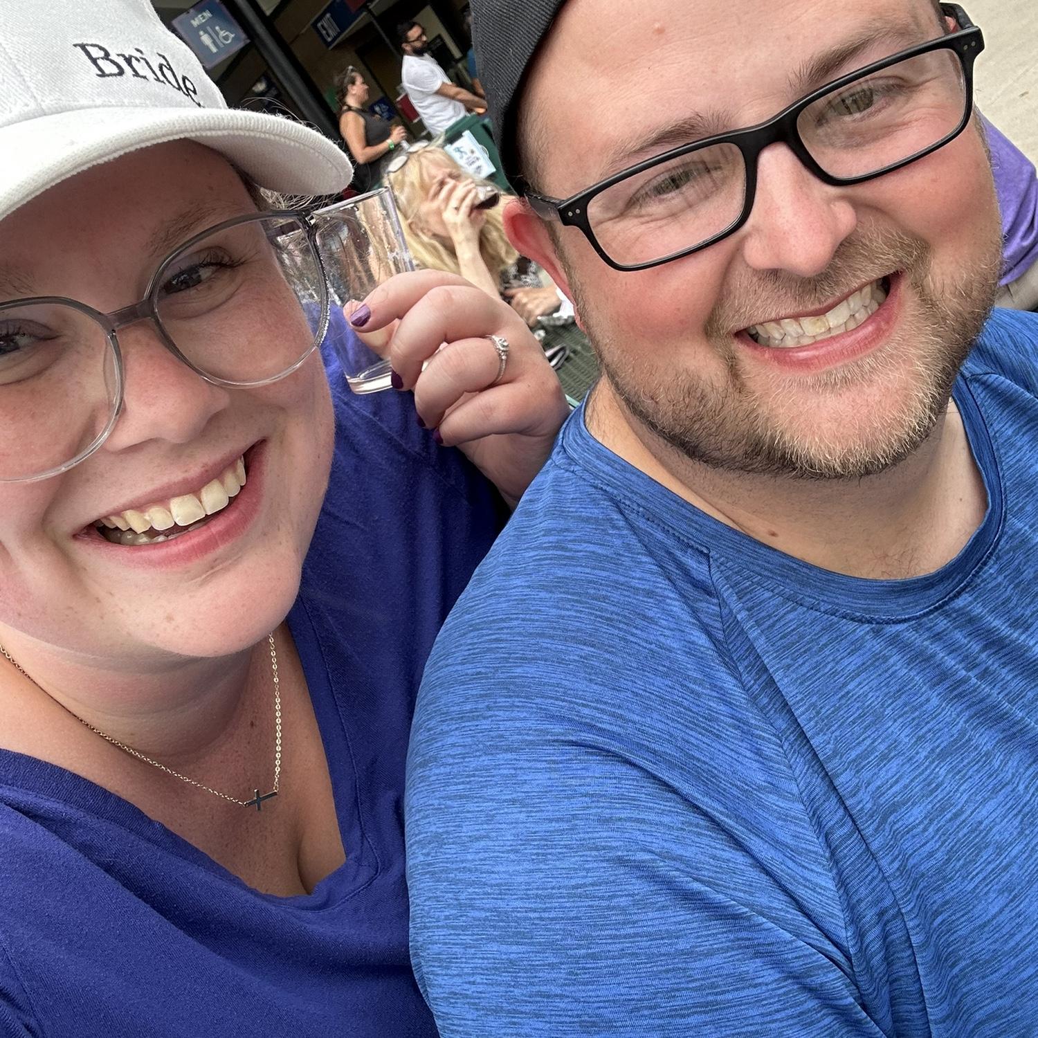 3rd beer and wine annual festival- the day after our engagement