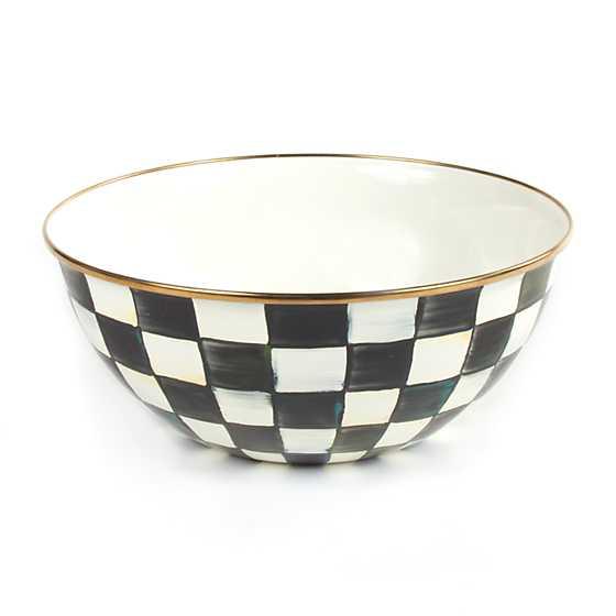 Courtly Check Enamel Everyday Bowl - Large
