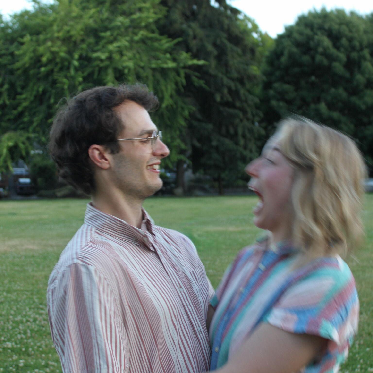 when we got engaged!