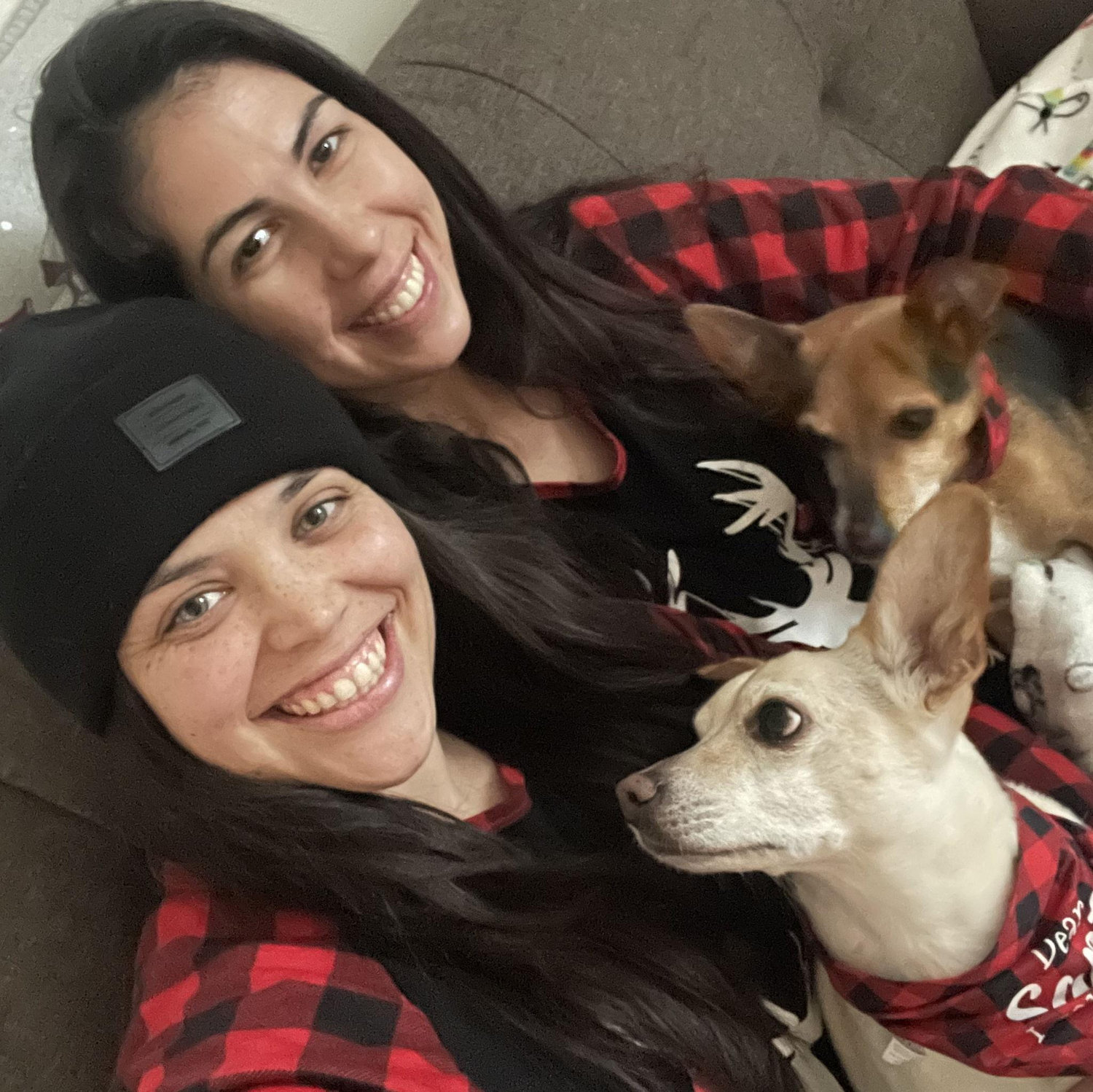 Our first Christmas spent together without any family (we had covid)