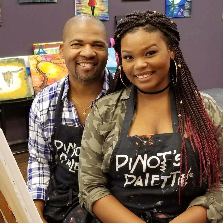 Date night at Pinot's Palette 🎨