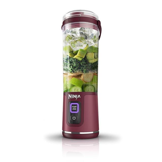Ninja BC151NV Blast Portable Blender, Cordless, 18oz. Vessel, Personal Blender-for Shakes & Smoothies, BPA Free, Leakproof -Lid & Sip Spout, USB-C Rechargeable, Dishwasher Safe Parts, Denim Blue