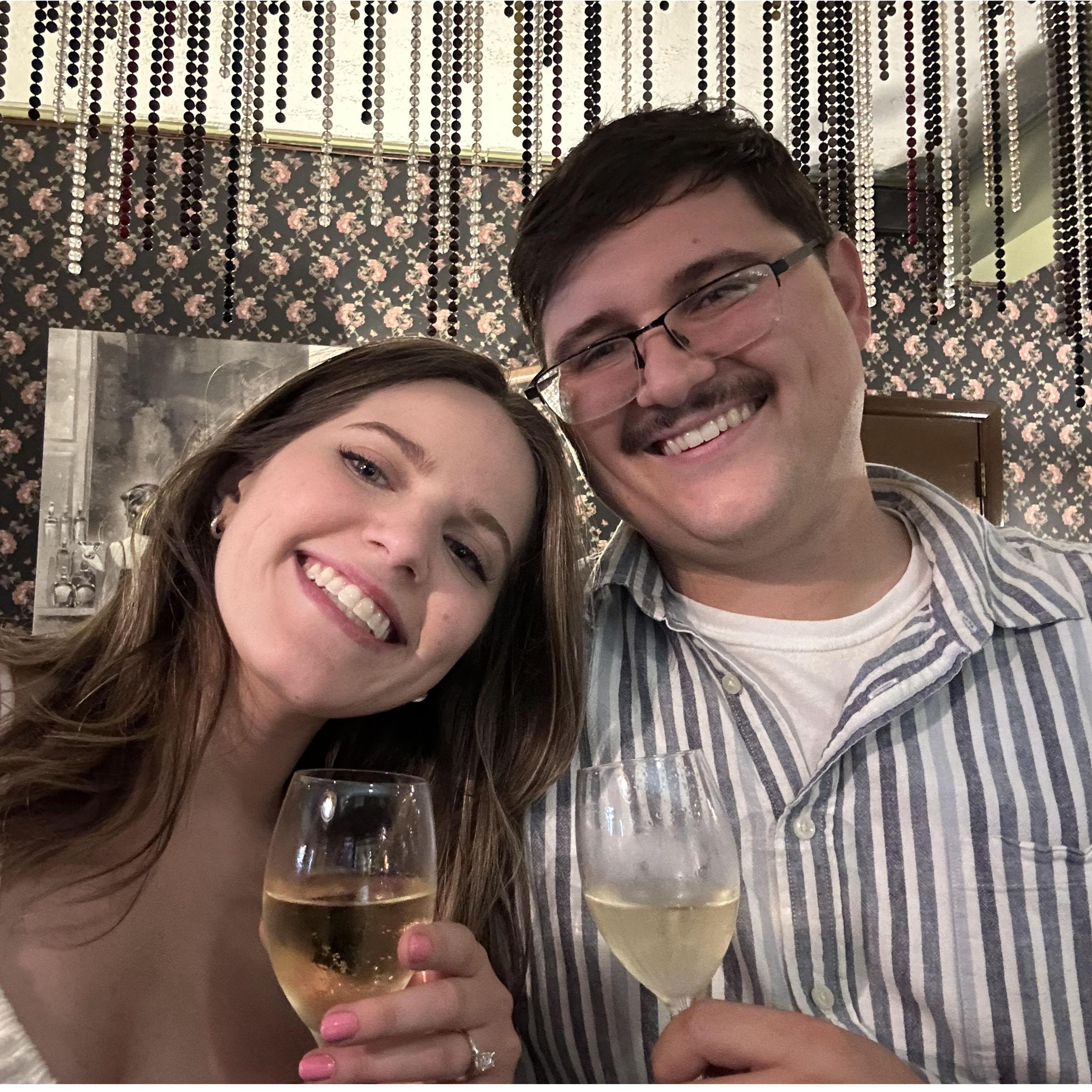 Celebrating our engagement!