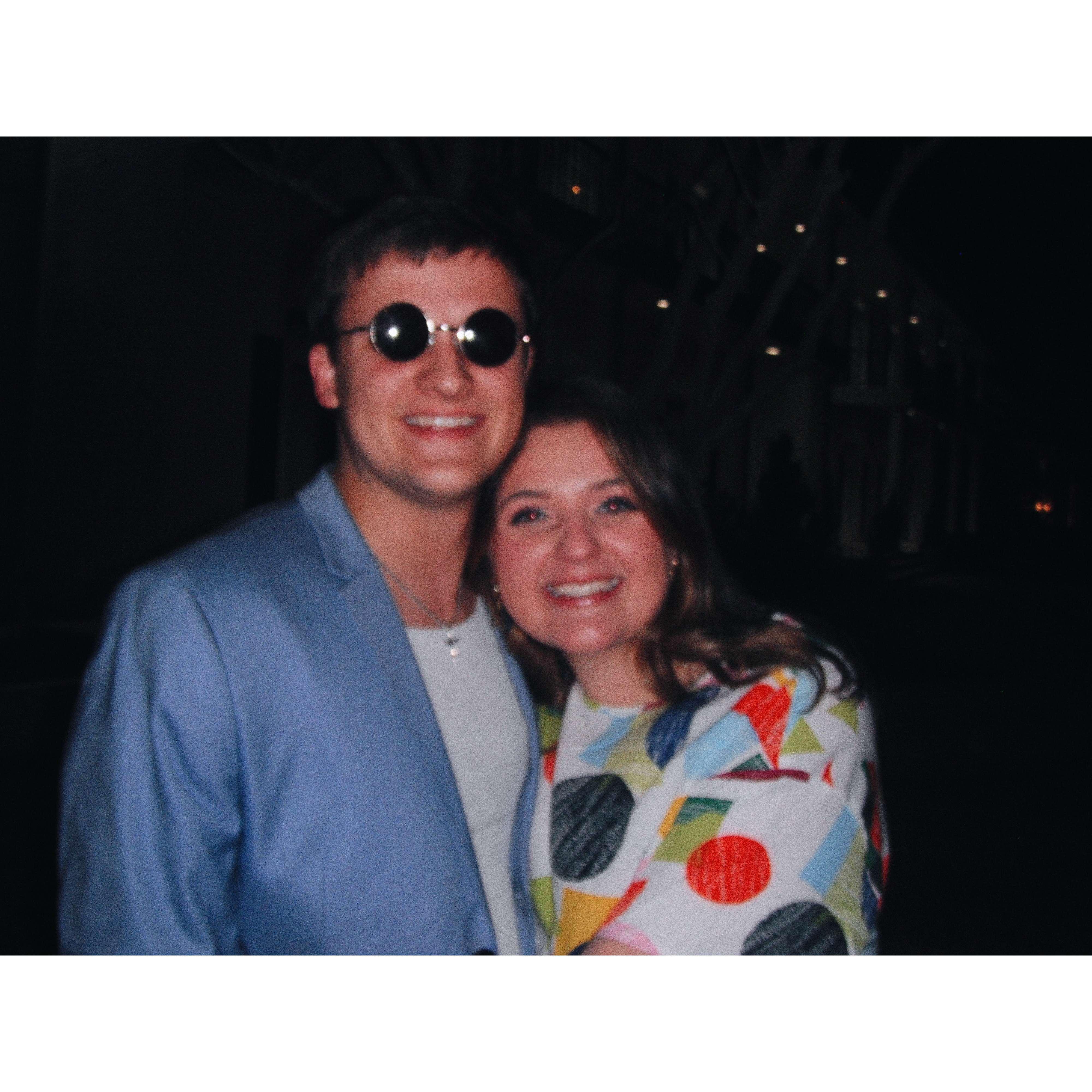 January 2022- Calli took Grayson to an 80's theme date party!