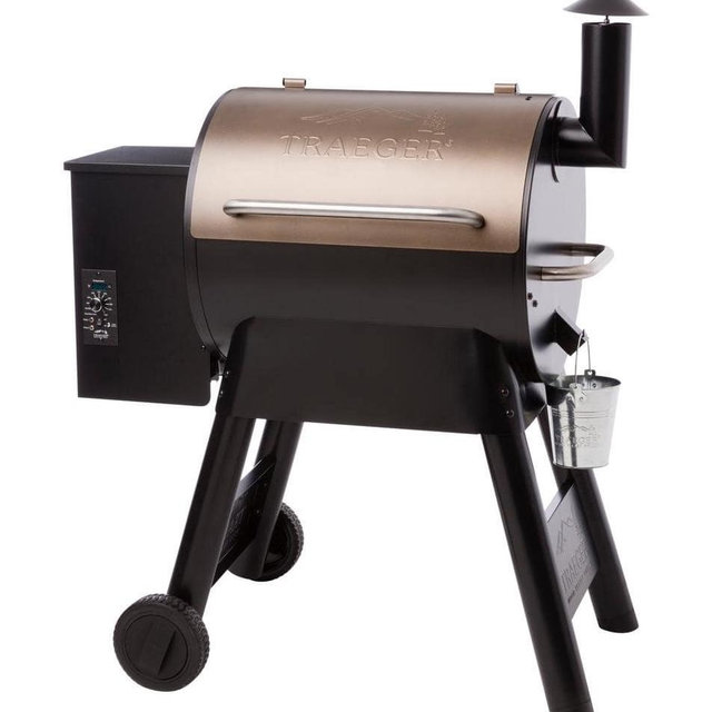 Pro Series 22-Pellet Grill and Smoker in Bronze