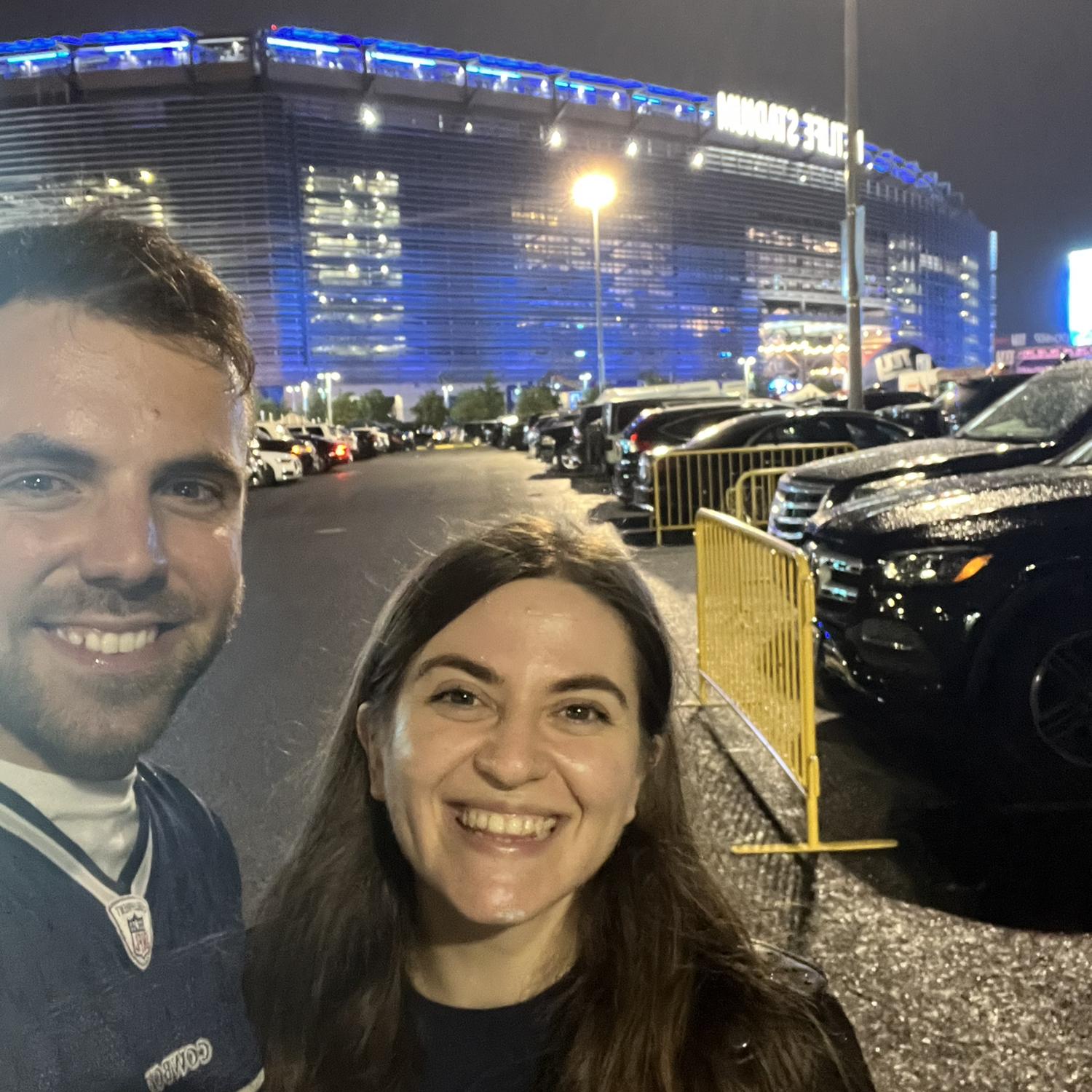 Stela’s first NFL game at MetLife!