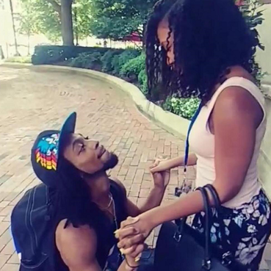 The proposal.
Photo taken by waifu Ashley Jordan.