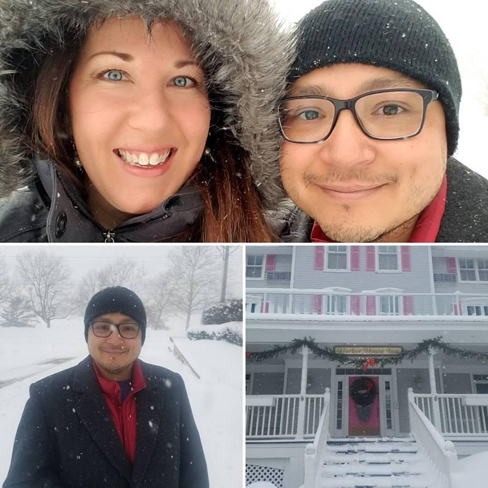 Our first trip! Jose whisked Emily away to Michigan for New Years.