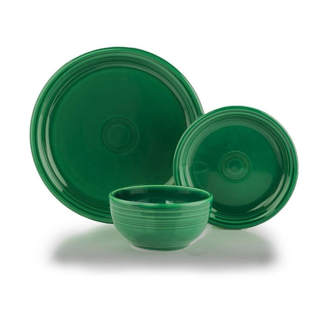 Fiesta 12pc Bistro Dinnerware Set, Jade - Service for Four